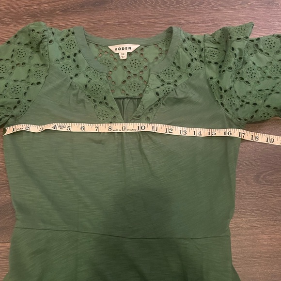 Boden Eyelet Embroidery Long Sleeve Dress - Picture 8 of 8